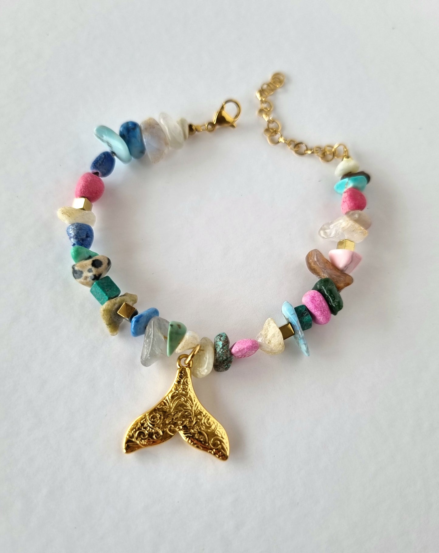 Whale's tail bracelet