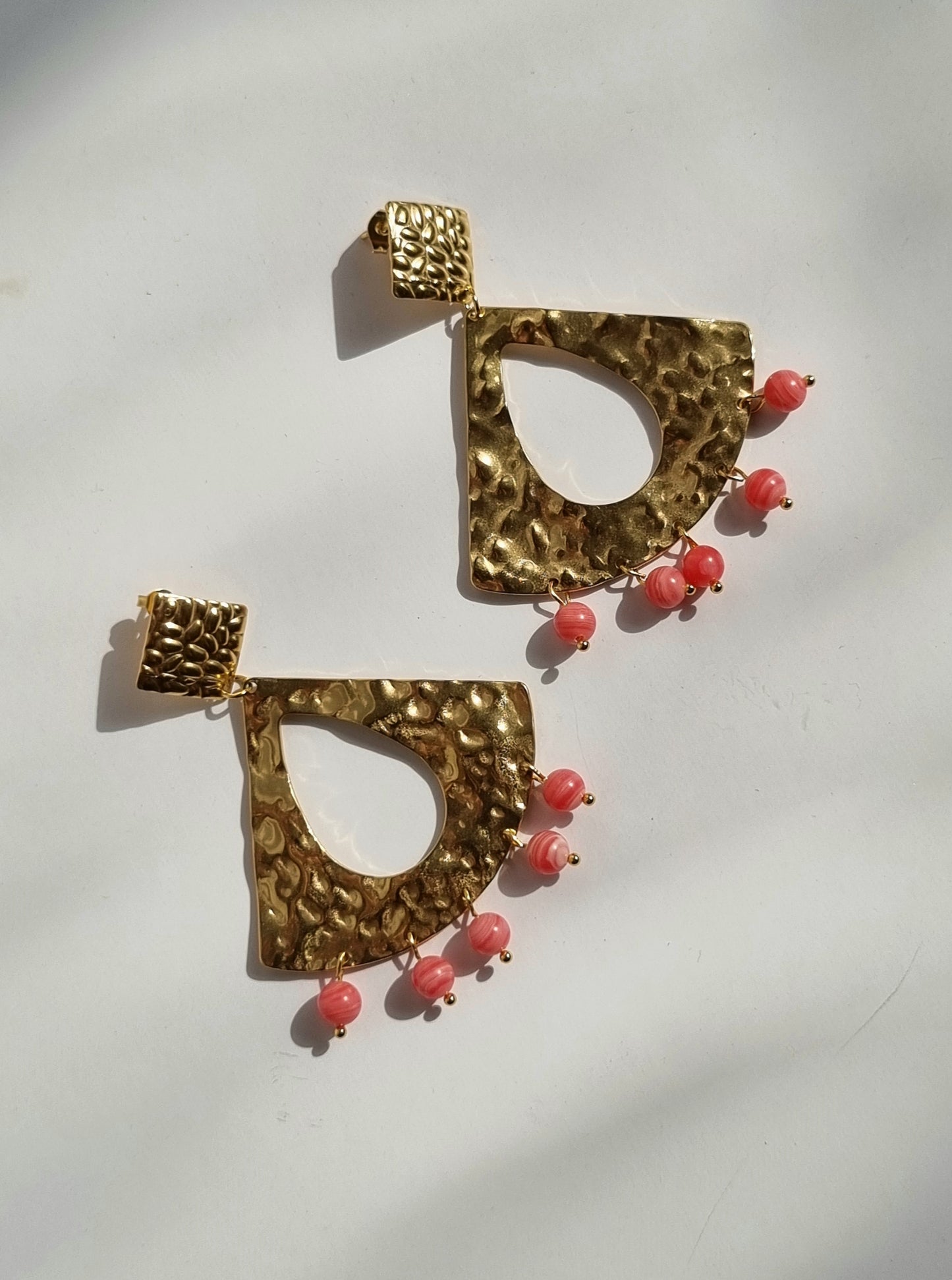 Steel boho earrings