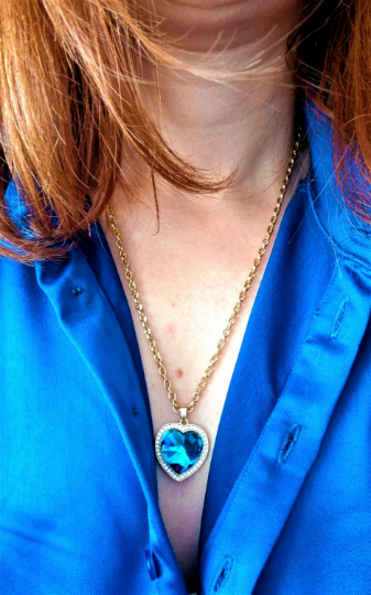 Stainless steel chain heart pendant