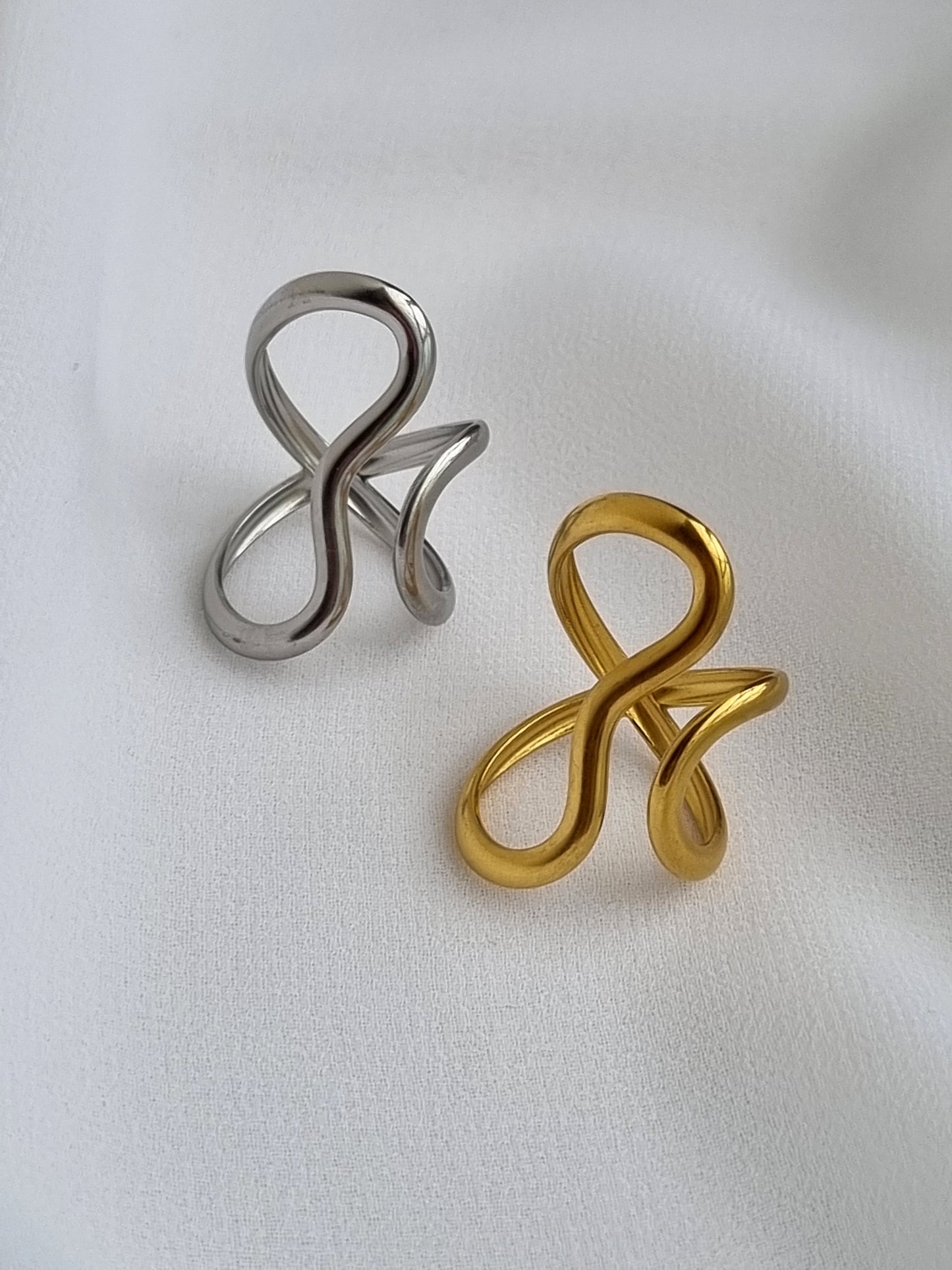 Steel asymmetric ring
