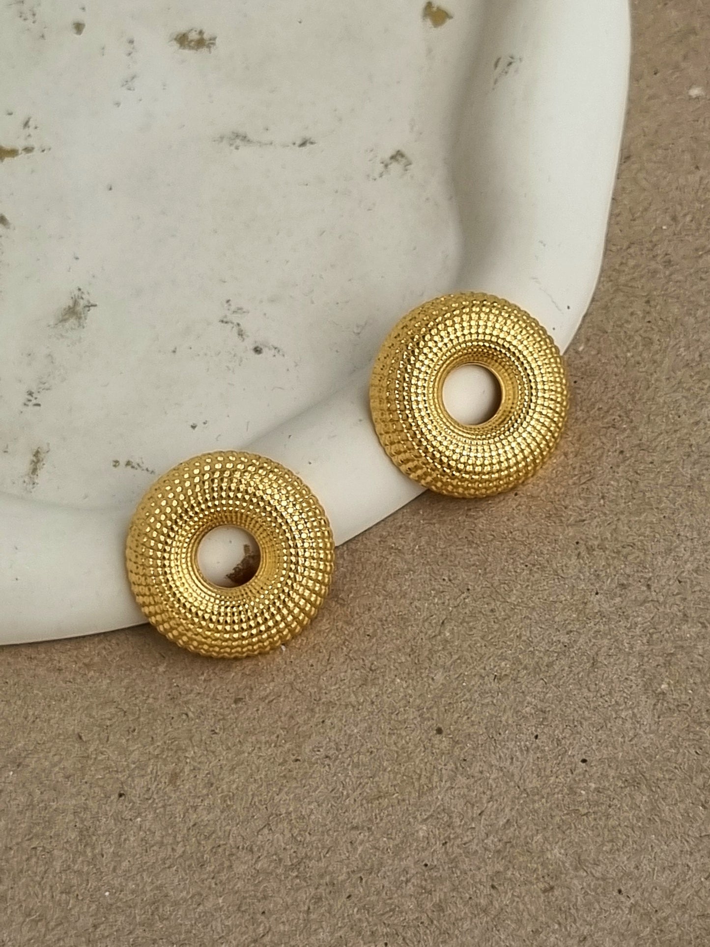 Donut earrings