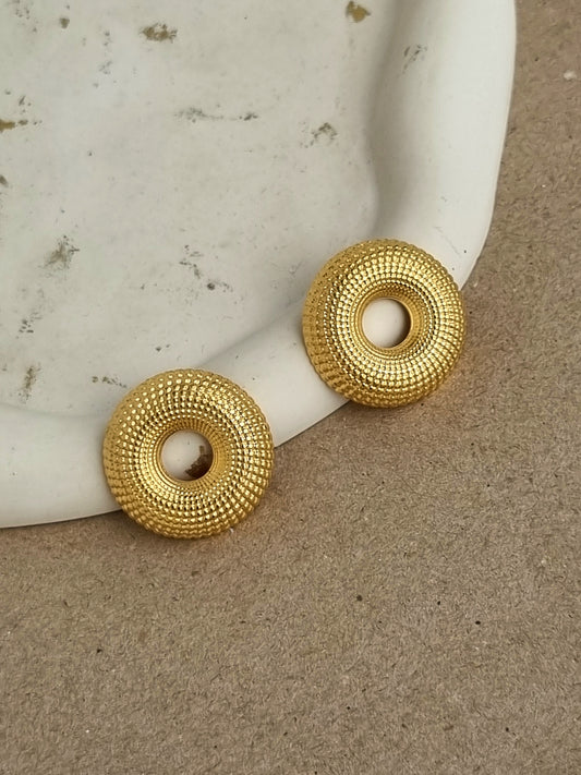 Donut earrings