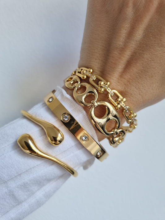 Steel cuff Josephine