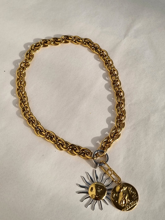 Helios 2colored necklace