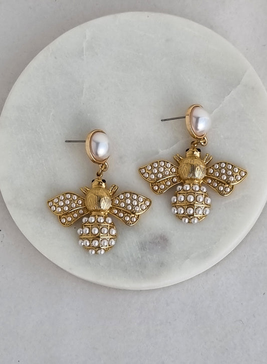 Εarrings with bees