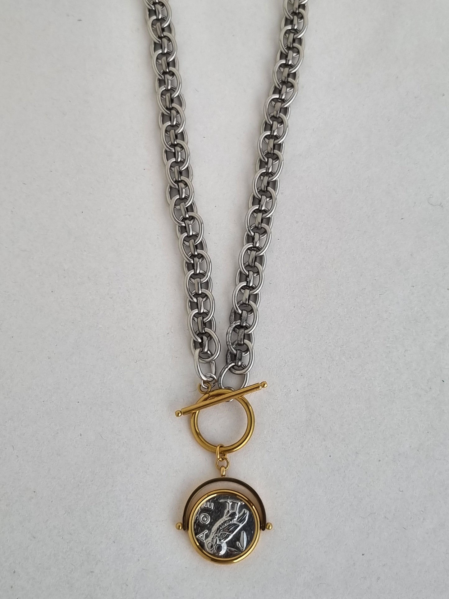 Athena 2colored necklace