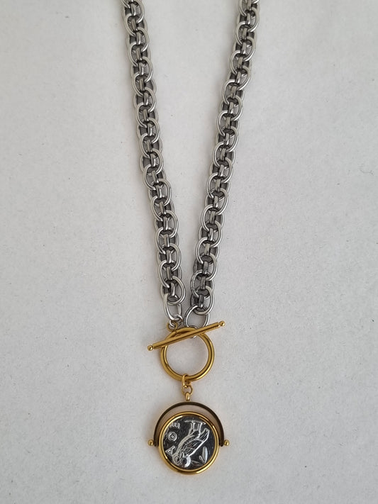 Athena 2colored necklace