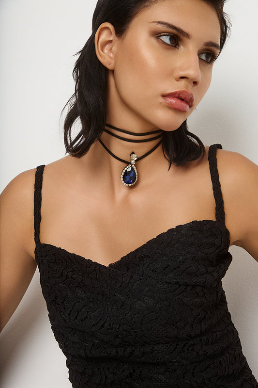 Necklace With Crystal