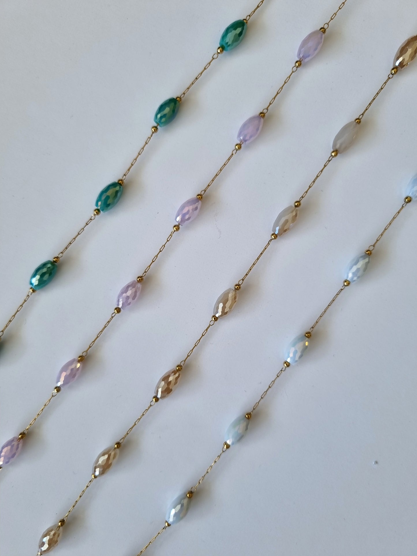 Double steel necklace
