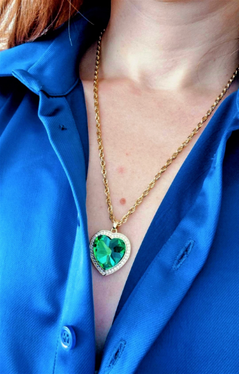 Stainless steel chain heart pendant
